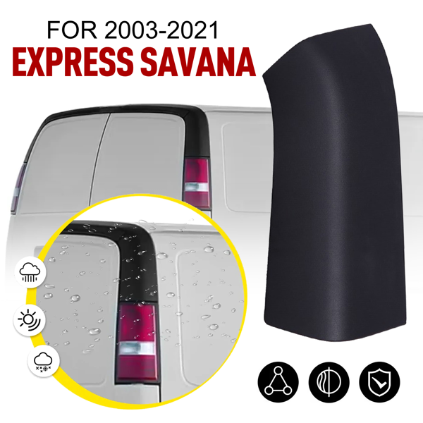 适用于雪佛兰 Express 和 GMC Savana 2003-2023 后角饰条贴花（右）-14