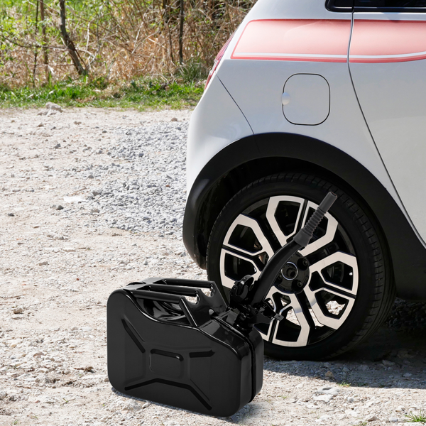 1pcs  铁质 10L 黑管 0.8mm 油桶 黑色-19