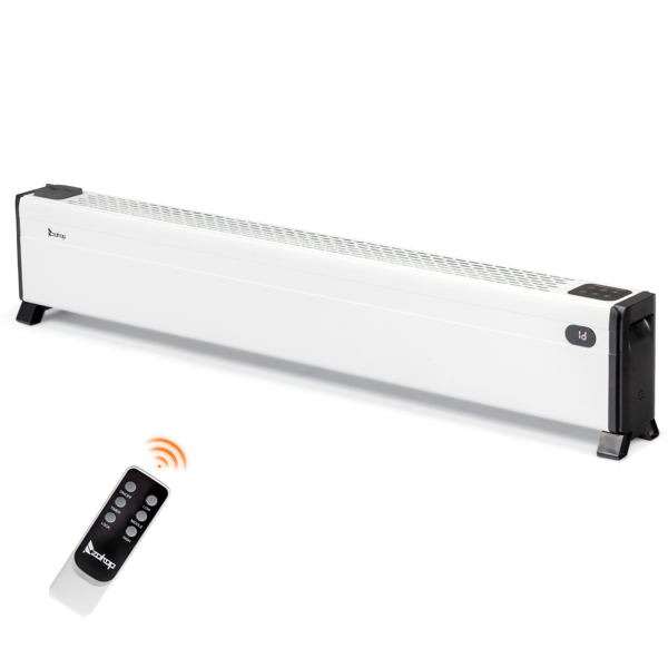 美规 NTJX-T250FR 120V 1500W 取暖器 白色 塑料 48寸踢脚线/PTC/可调温/定时/带显示/可加湿/带遥控器-3