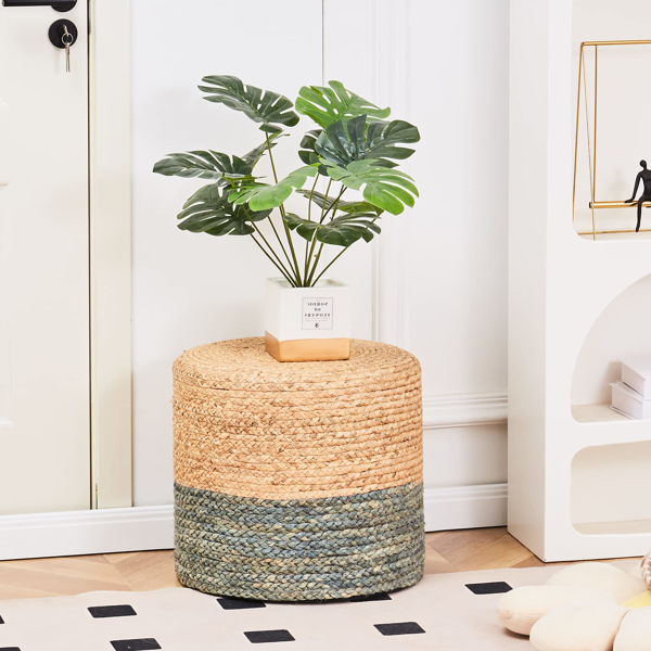 手工编织脚凳（Temu仅自提）-2
