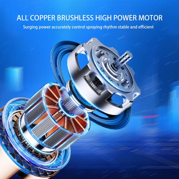 手持式高压喷漆机，适用于牧田 21V 电池-12