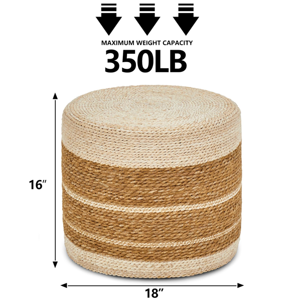 手工编织脚凳（Temu仅自提）-2