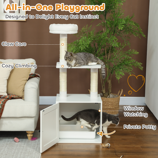 猫舍/木制猫屋/猫爬塔/猫树-6