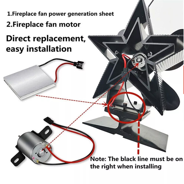 用于炉灶燃烧器风扇壁炉加热更换部件的环保电机工具-13
