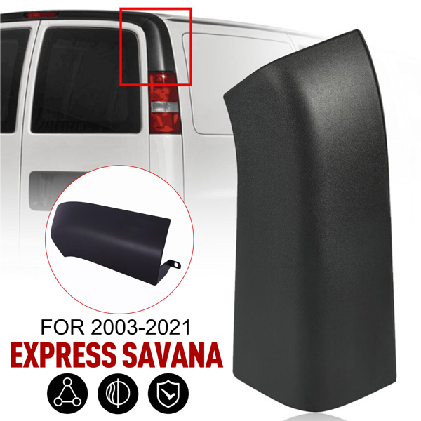 适用于雪佛兰 Express 和 GMC Savana 2003-2023 后角饰条贴花（右）-23