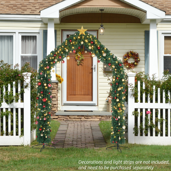 1860枝头 240*40*260cm PVC圣诞拱门 圣诞PVC拱门-8