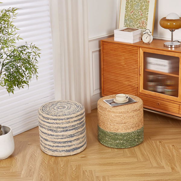 手工编织脚凳（Temu仅自提）-4