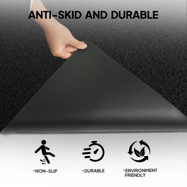 黑色 pvc复合 商用地垫 入户用 90*180*1.2cm 1pc-4