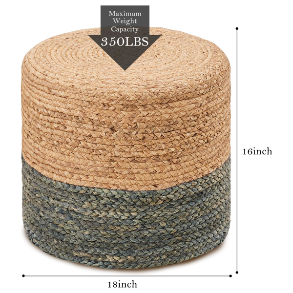 手工编织脚凳（Temu仅自提）-3