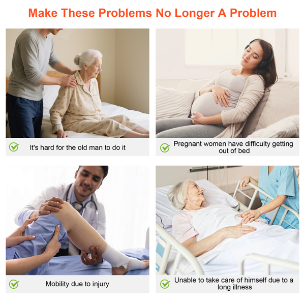 电动可调节床架带折叠扶手和靠枕-6