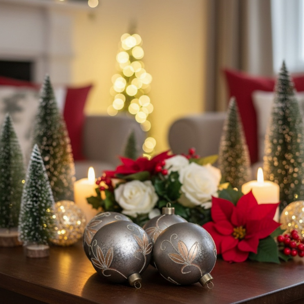 4件套圣诞球装饰品4.7英寸玻璃悬挂装饰品，用于节日树散装节日派对用品FBA发货-14