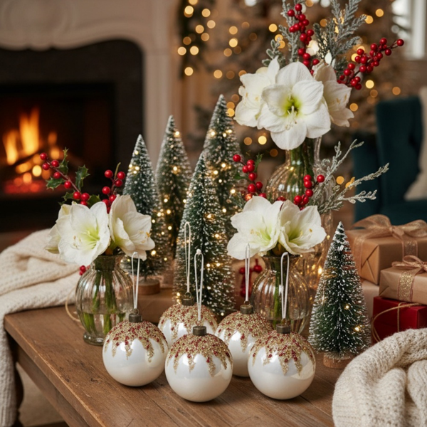 6件套3.9英寸圣诞球装饰品圣诞树派对玻璃节日装饰品悬挂圣诞球FBA发货-10