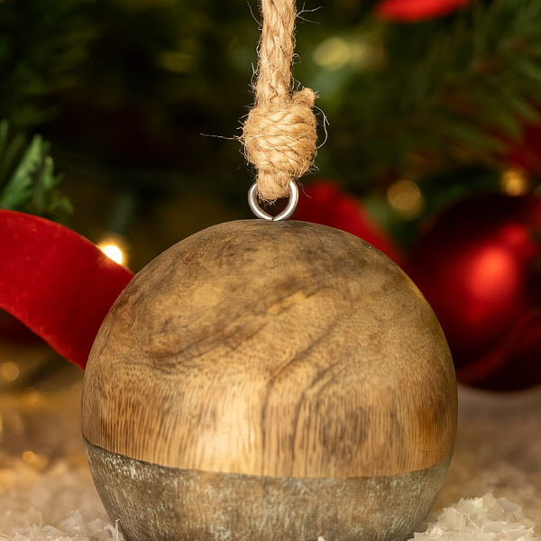 4件套圣诞挂球饰品木制圣诞树饰品节日派对装饰品圣诞树饰品FBA发货-7