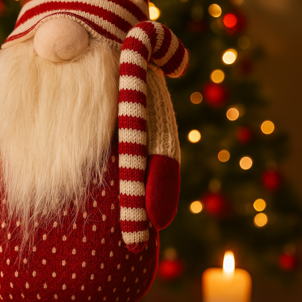 4件套21.3英寸圣诞节侏儒家庭红色万圣节装饰品丰收节秋季室内户外节日展示FBA发货-7