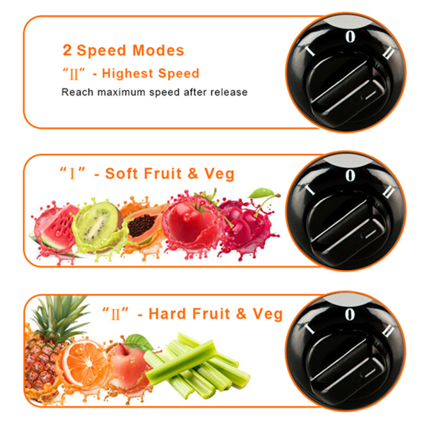 800W家用多功能电动榨汁机，配备3英寸进料口，可处理整颗水果和蔬菜，离心式榨汁机配30盎司榨汁杯，不含BPA，易于清洁。-4