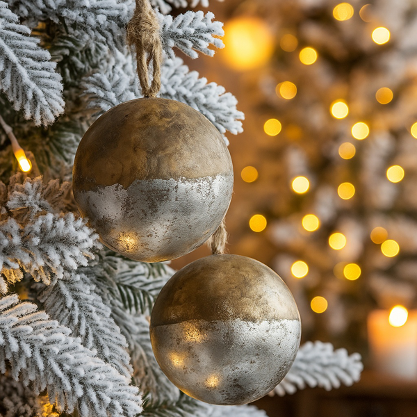 4件套圣诞挂球饰品木制圣诞树饰品节日派对装饰品圣诞树饰品FBA发货-6