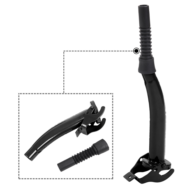 1pcs  铁质 10L 黑管 0.8mm 油桶 黑色-5