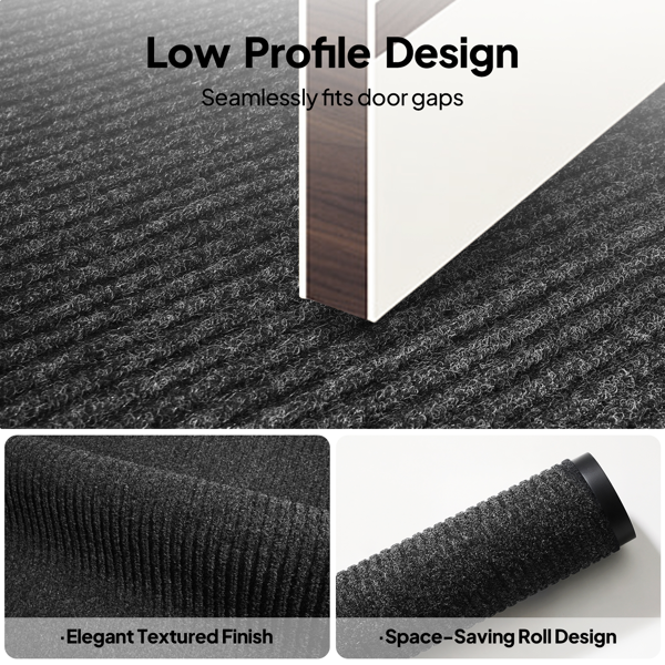 深灰色 pvc复合 商用地垫 入户用 90*180*0.7cm 1pc-7