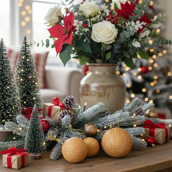 6件套3.9英寸玻璃圣诞球装饰品，用于节日树和派对圣诞装饰FBA发货-16