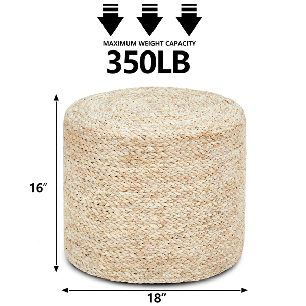 手工编织脚凳（Temu仅自提）-2