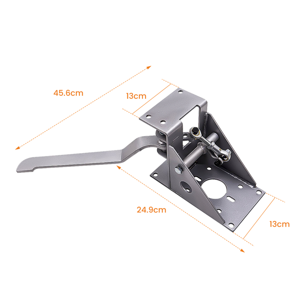通用90度仪表板下方手动刹车踏板套件，适用于道奇车型-4