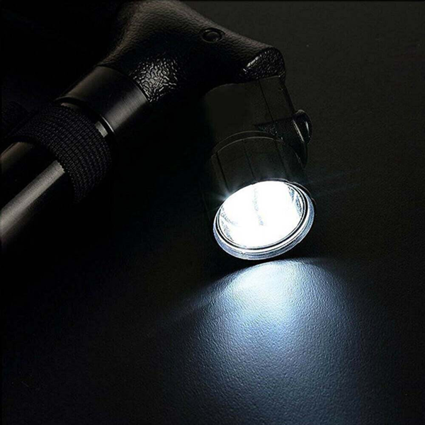 5级可调高度手杖便携式折叠手杖旅行露营徒步旅行手杖带LED灯(TK/TMEU下自提)-12