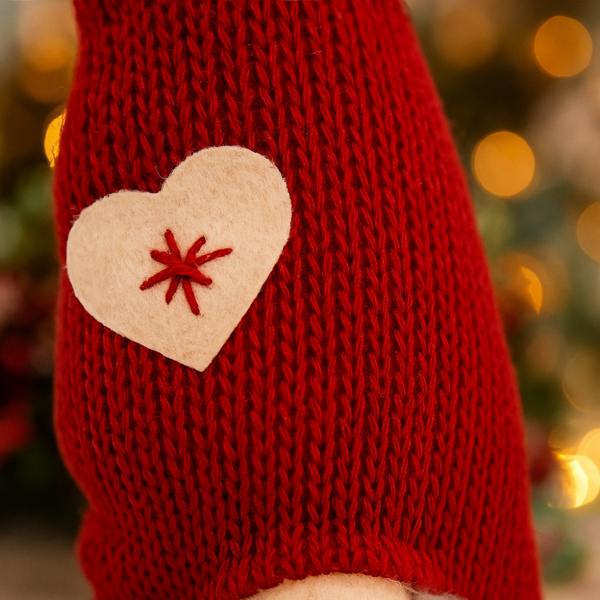 4件套21.3英寸圣诞节侏儒家庭红色万圣节装饰品丰收节秋季室内户外节日展示FBA发货-6