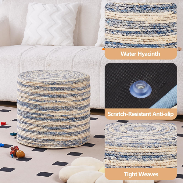 手工编织脚凳（Temu仅自提）-4