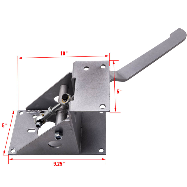 通用90度仪表板下方手动刹车踏板套件，适用于道奇车型-3
