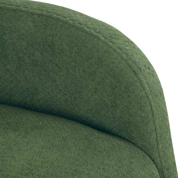 金属腿绒面布艺摇椅，配侧边储物袋——现代舒适与实用兼备-8