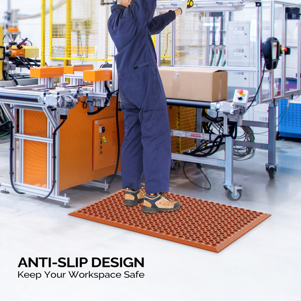 橡胶 红色 60*90*1cm 橡胶地垫-10