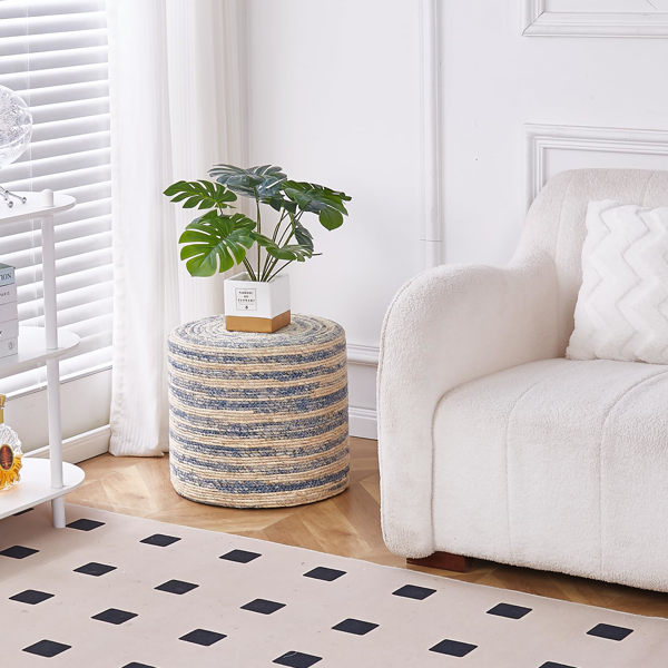 手工编织脚凳（Temu仅自提）-3