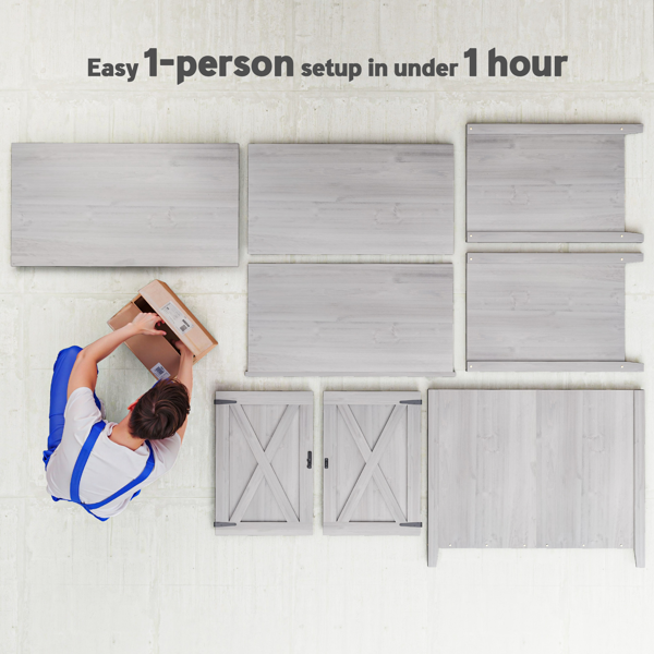 户外木质储物柜（周末不发货）-5