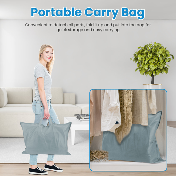 （物流随机发，自提可发加拿大）-全身振动按摩垫（含颈部及足部按摩器）- 10个按摩区域+3档腰部加热，可拆卸20节点颈部按摩器（带加热功能）及32节点足部揉捏按摩器，充气腰枕，防滑底座，10-30分钟定时器，附赠收纳袋及耳塞（理想礼品）-8