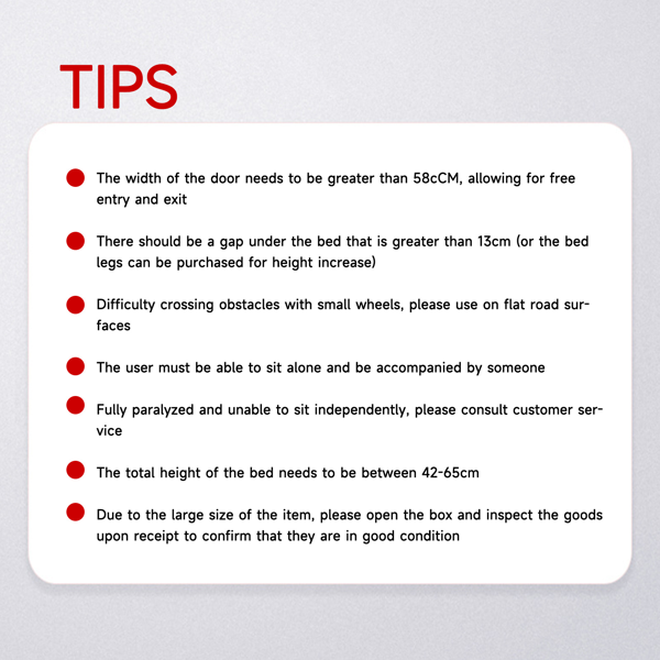 带180°分体式座椅和便盆的患者升降转移椅、浴室轮椅-18