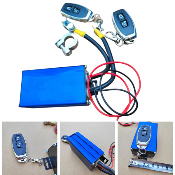 12V 200A通用集成无线汽车电池隔离器2个遥控器-8