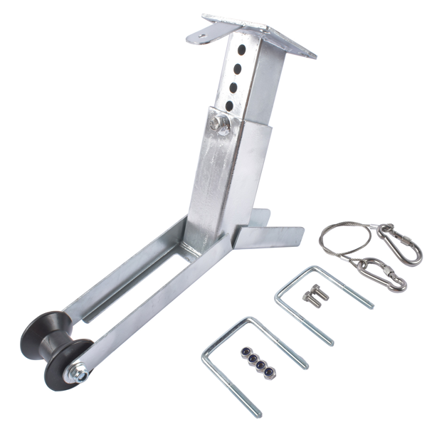 A3 拖车挂接装置 Height Adjustable Boat Winch Mounts 16"-20" + Roller for 3" W x 4" H Frames-2