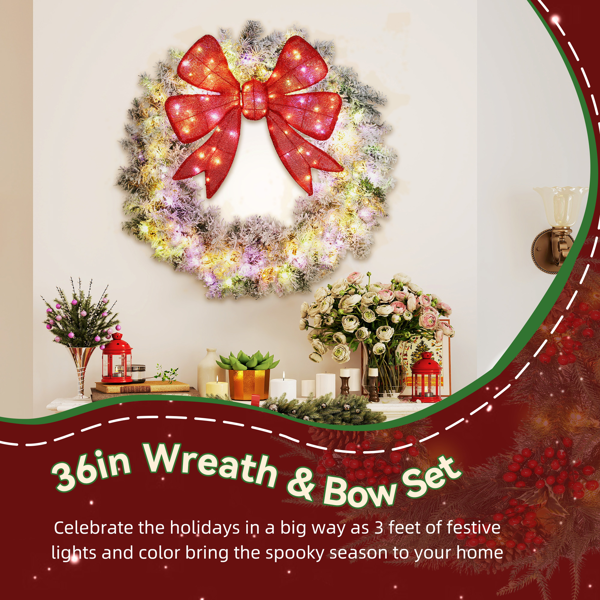 圣诞花环（周末不发货）-3