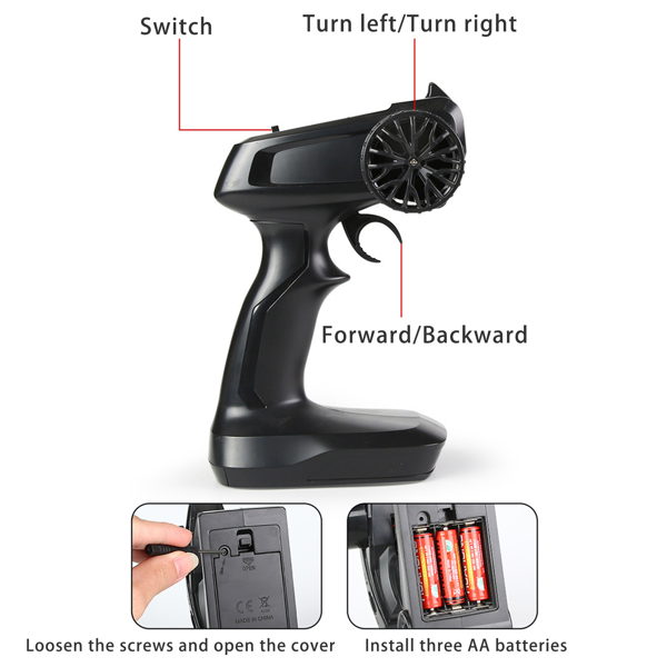 1:16高速RC大轮漂移拖车4X4比例2.4 Ghz新款-8