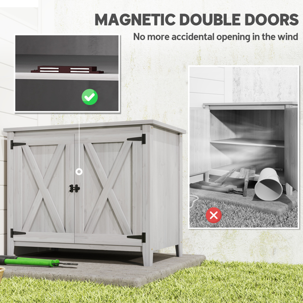 户外木质储物柜（周末不发货）-4