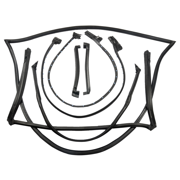 密封条套件 Weather Strip Seal Full Weatherstrip Kit Set Fits for Chevy Corvette 5.7L V8 1984-1996 9096GGW-8