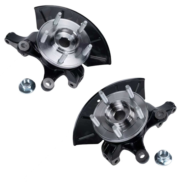 转向节总成 Front Left & Right Steering Knuckle & Bearing 698-405, 698-404 Fit for Ford Escape, Mazda Tribute, Mercury Mariner 2005-2011 KA698405 KA698404-3