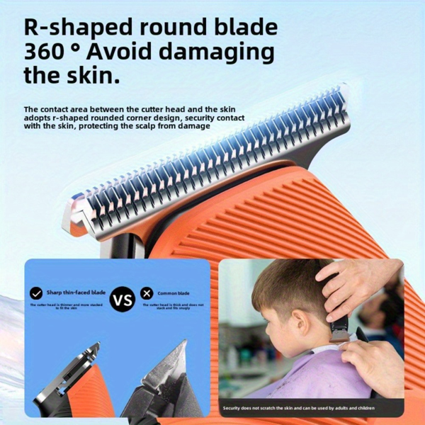 男士电动理发器套装胡须美容套装，家用USB可充电修剪器，生日礼物、时尚设计，顺滑剃须,家居造型师,男士护理-6