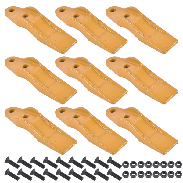 斗齿 1324720 8T4778 1592953 Nine (9)Bucket Uni-Teeth Replacement for Caterpillar 277D, 287, 287C2-5