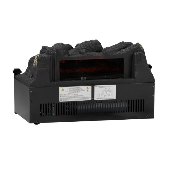 美规 SF231-23W 120V 1400 23寸 壁炉 黑色 铁皮 无外框嵌入式壁炉/假柴/发热丝/配遥控器 带WIFI/定时/调温/5档明亮度/多彩6色火焰-2