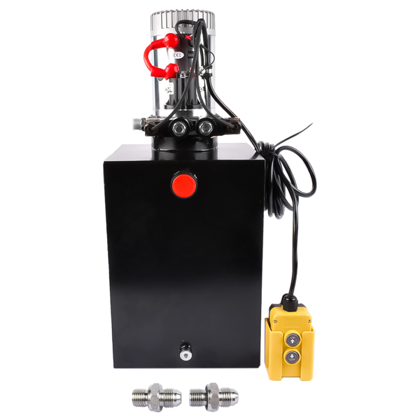 A3 液压泵 20 Quart Double Acting Hydraulic Pump 12V DC Dump Trailer Hydraulic Power Unit-3