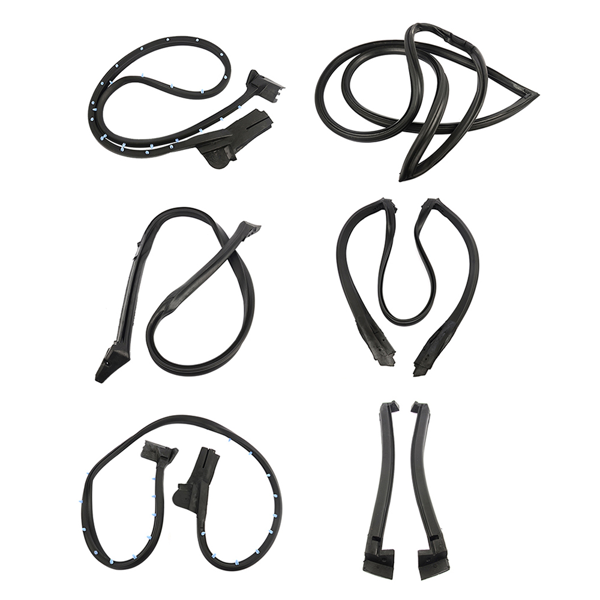 密封条套件 Weather Strip Seal Full Weatherstrip Kit Set Fits for Chevy Corvette 5.7L V8 1984-1996 9096GGW-3