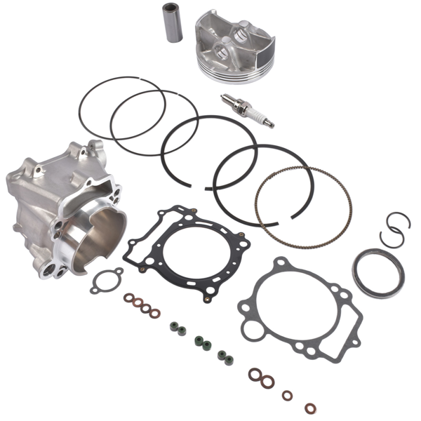 发动机大修包 4-Stroke 95mm Standard Bore Cylinder 12:1 Piston Rebuild Kit Fit for Yamaha YFZ450 Carbureted Models 2004-2013 4865M09500-4