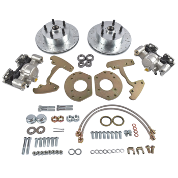 刹车盘套装 Fit for 1964-1966 Mustang Disc Brake Conversion 6 Cylinder 5 Lug