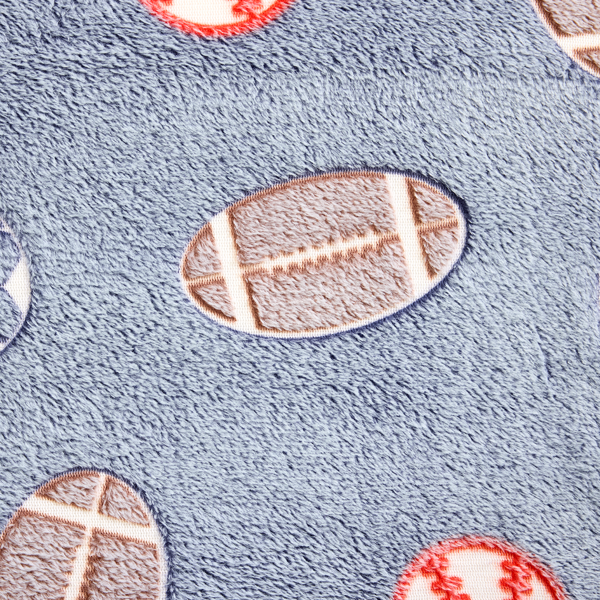 1pcs 全海绵 儿童单人折叠式沙发床 夜光 儿童沙发 灰蓝球类 法兰绒 KS-005-6